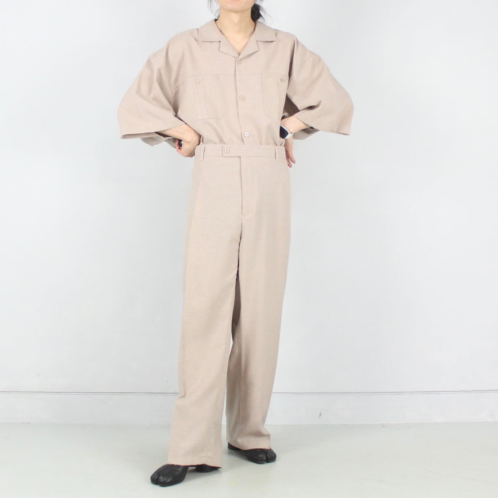 STACY ADAMS 2ピースセットアップ S/S ショート丈 オーバーサイズ