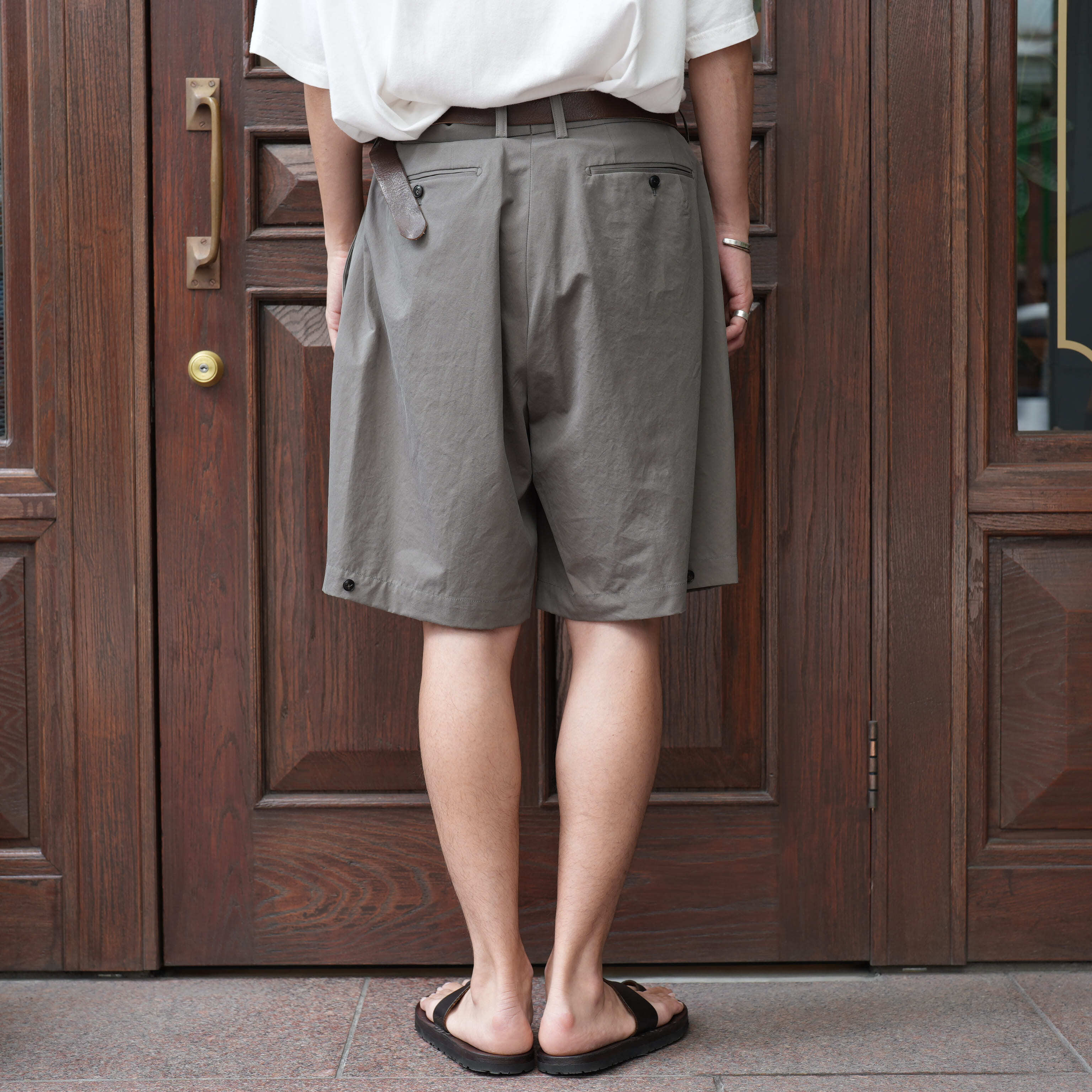 パンツ 26ss maatee&sons short trousers MAATEE&SONS(マーティーアンドサンズ) 26SS 
