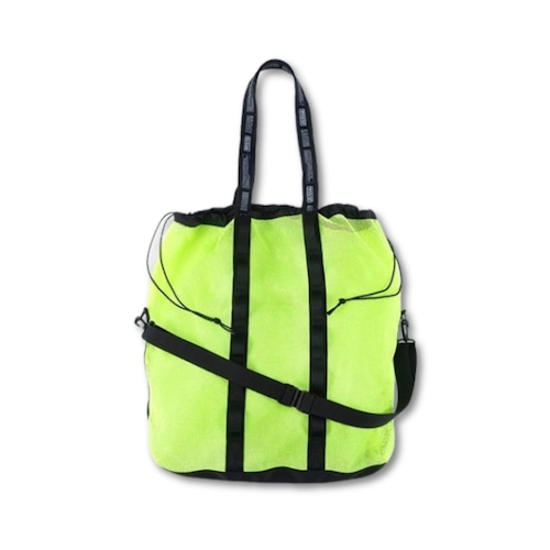 WEEKENDER - mesh 2way tote bag (neon yellow)