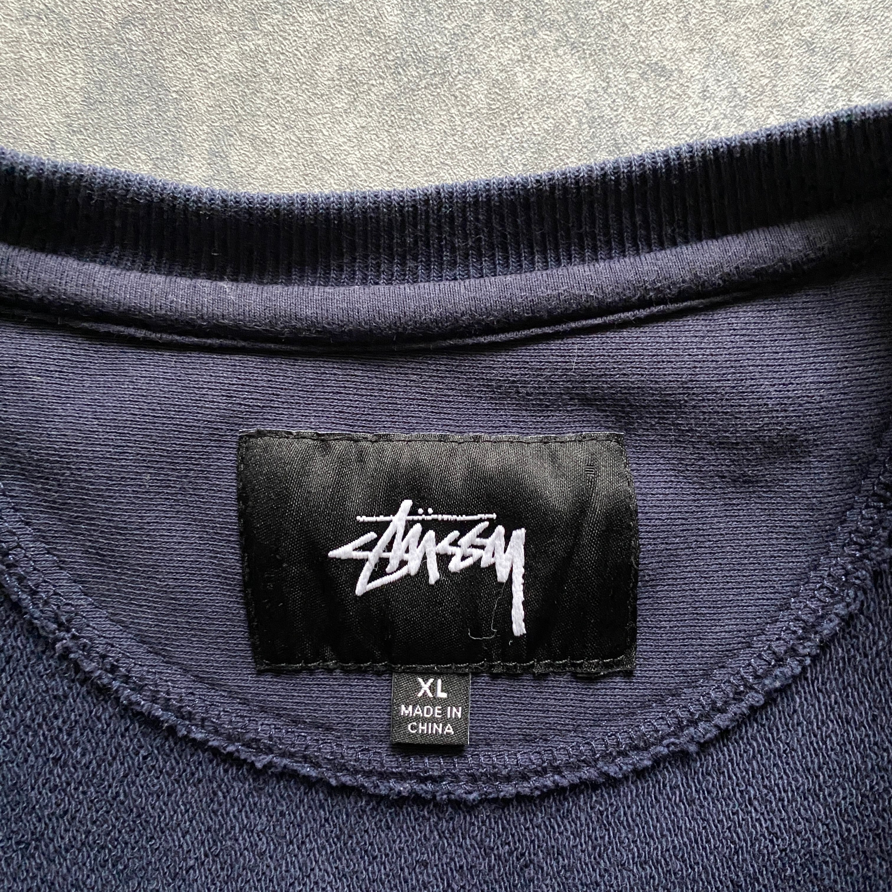 XLサイズ】stussy ステューシー 刺繍ワンポイント ストックロゴ