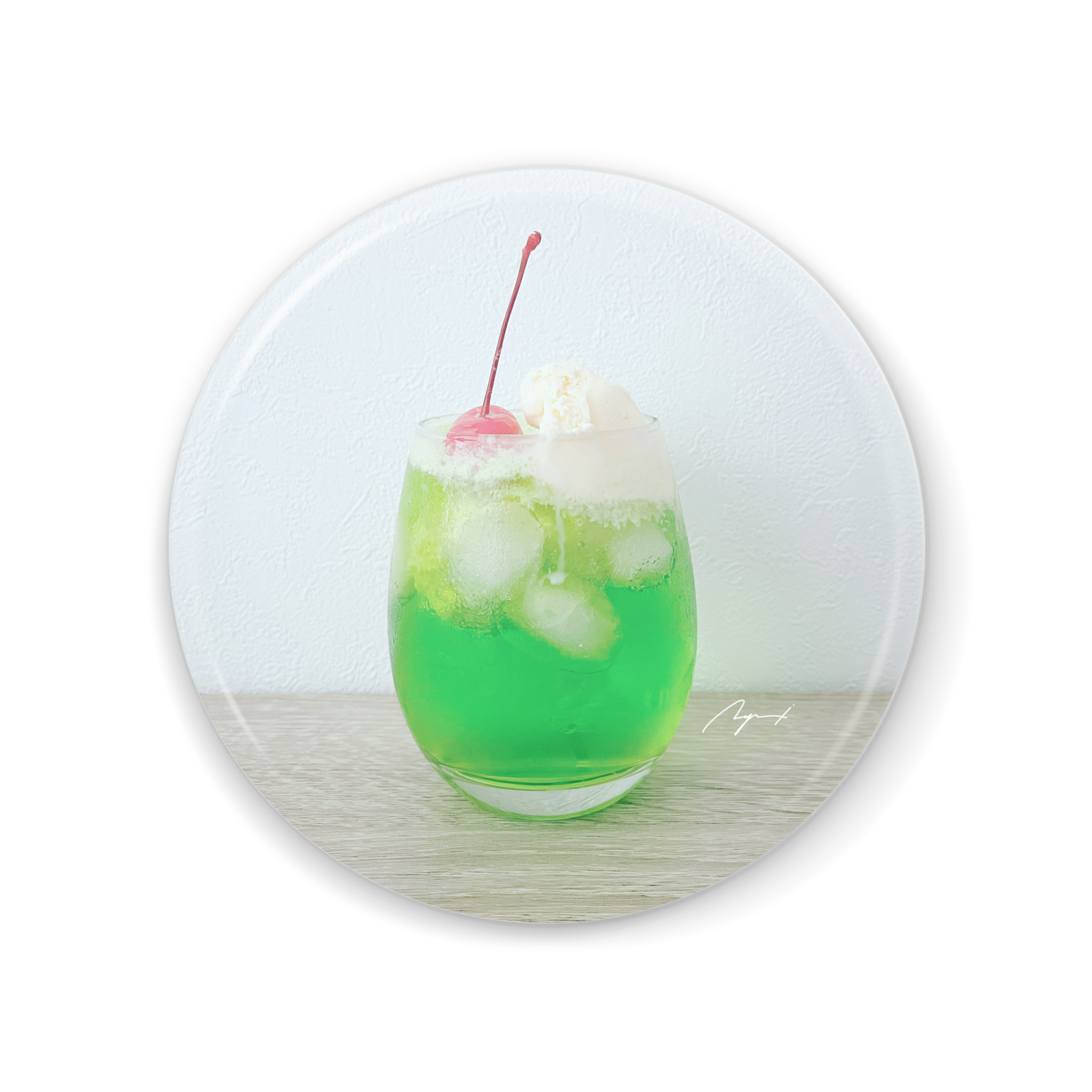 クリームソーダ 缶ミラー | Angelite