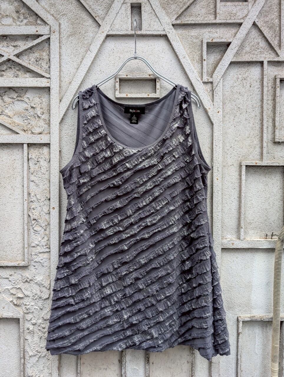 "STYLE&CO" frili sleeveless