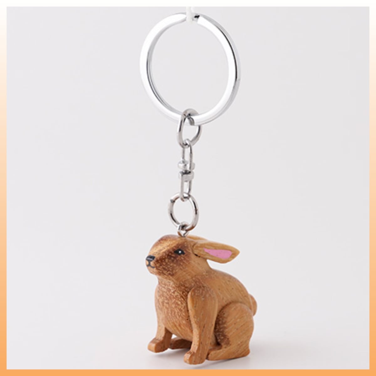 アニマルキーリング うさぎ