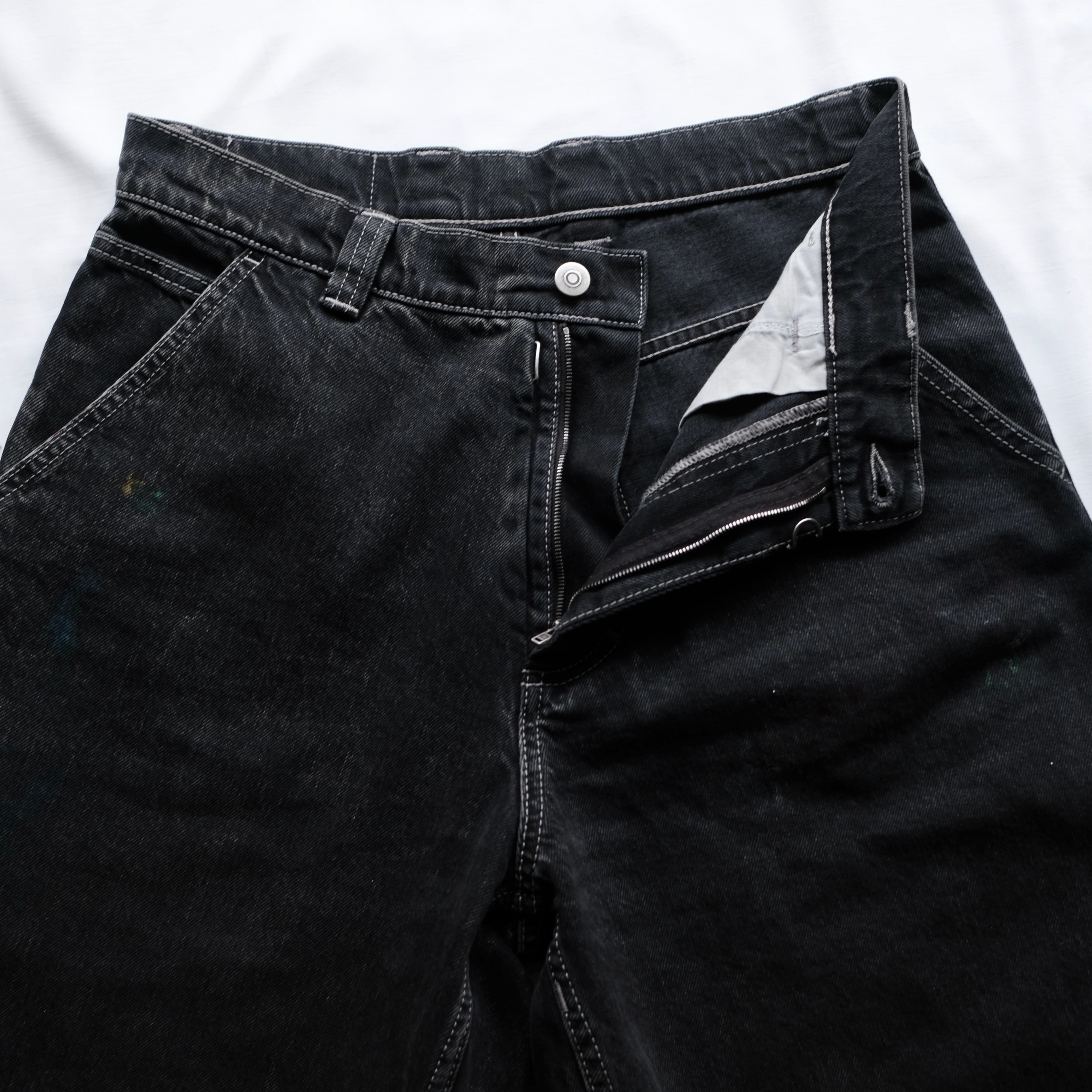Maison Margiela 24AW PENKI PAINTER BLACK DENIM PANTS | safarionline Maison Margiela 24AW PENKI PAINTER BLACK DENIM PANTS | safarionline