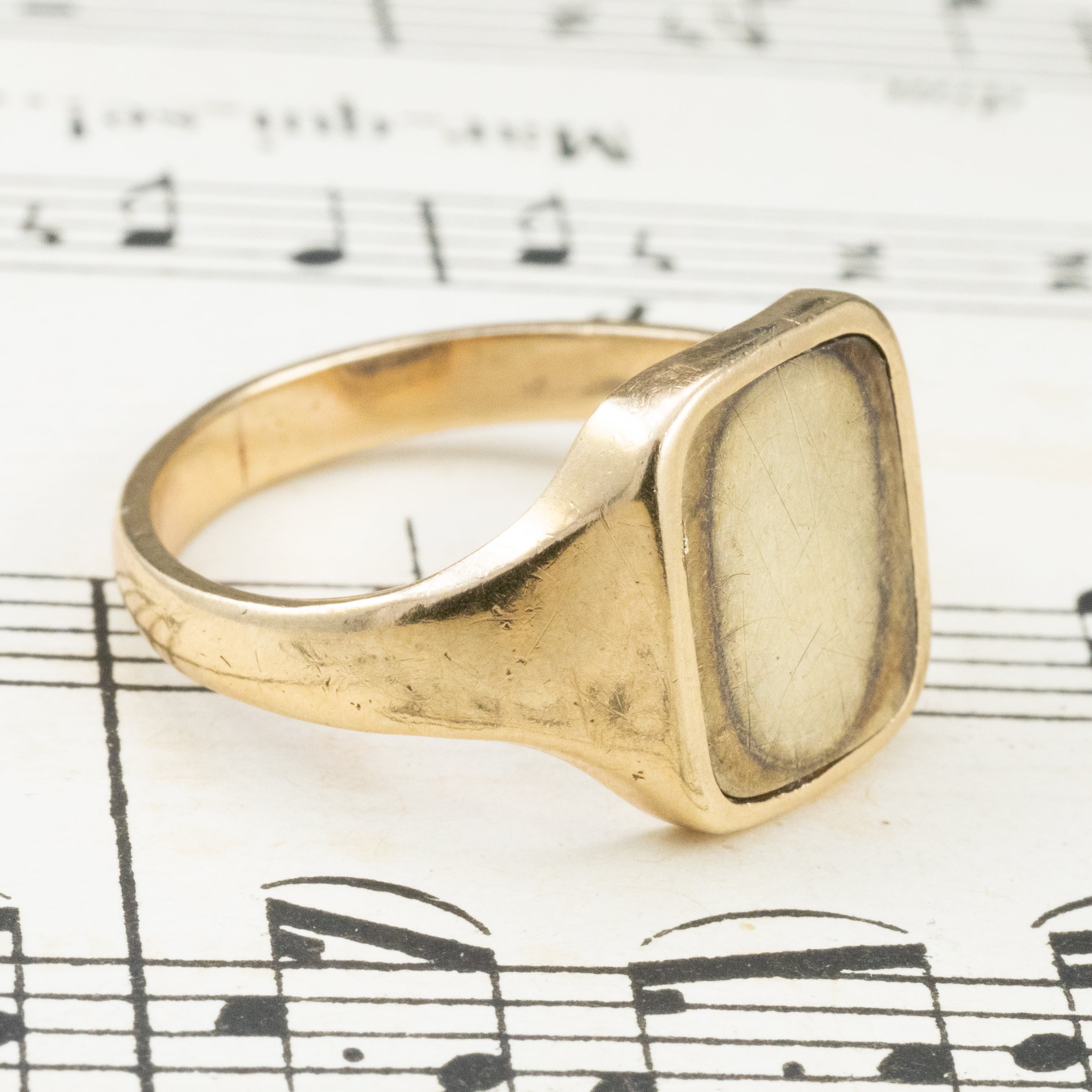 イギリス ヴィンテージ フリーメイソン ロゴ リング K9 ロンドン 回転