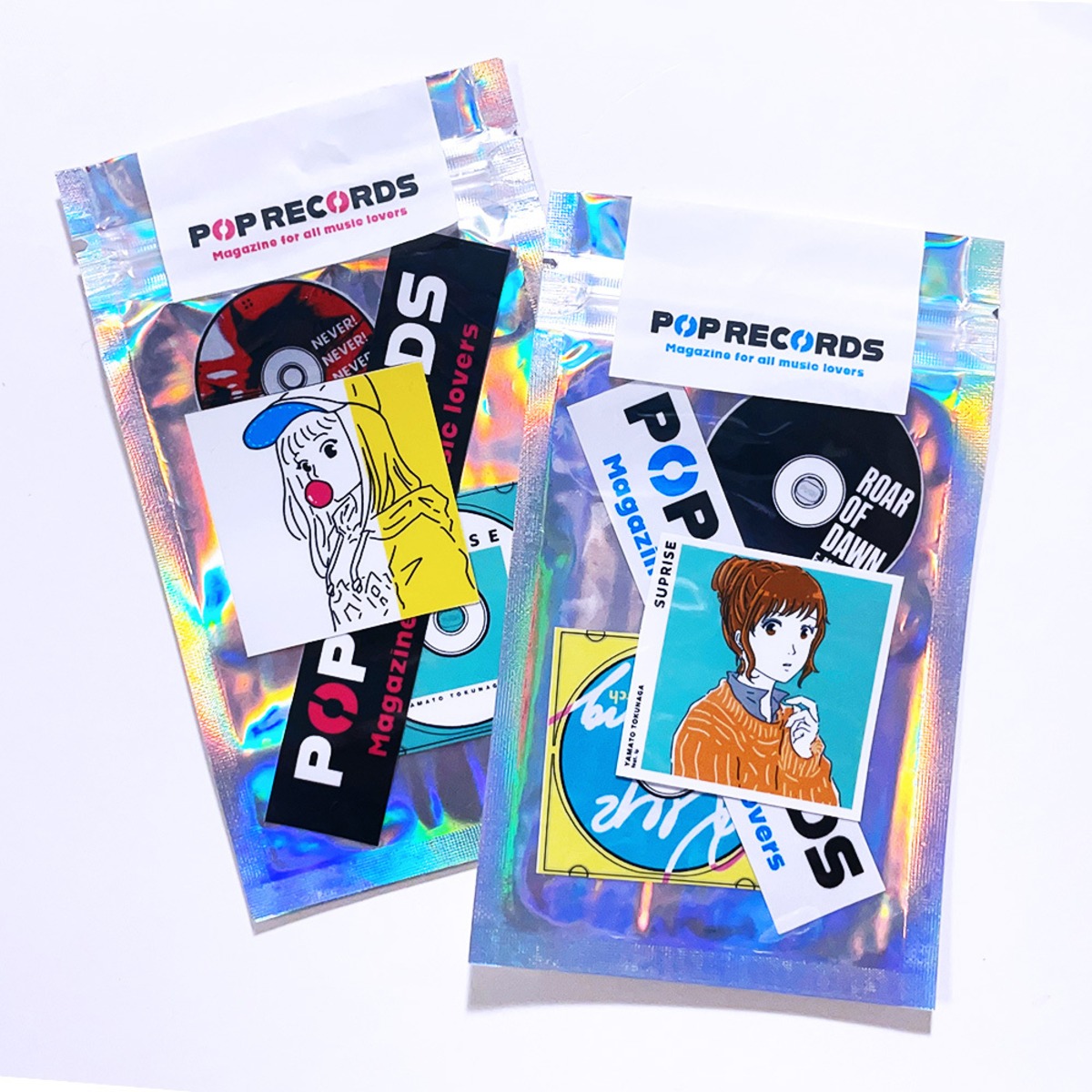 POP RECORDS CDフレークシールセット | MARKET 310