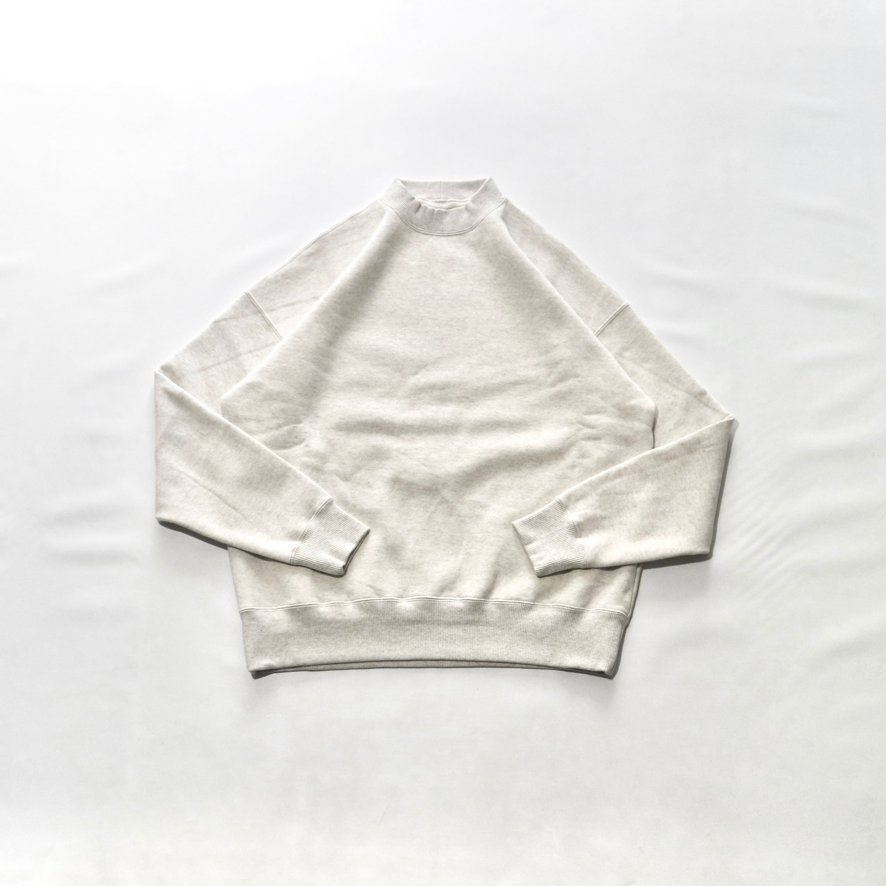 【MANUAL ALPHABET マニュアルアルファベット】AZUMA BRUSHED SWEAT CREWNECK アズマブラッシュドスウェットクルーネック MA-C-258 (2COLORS)