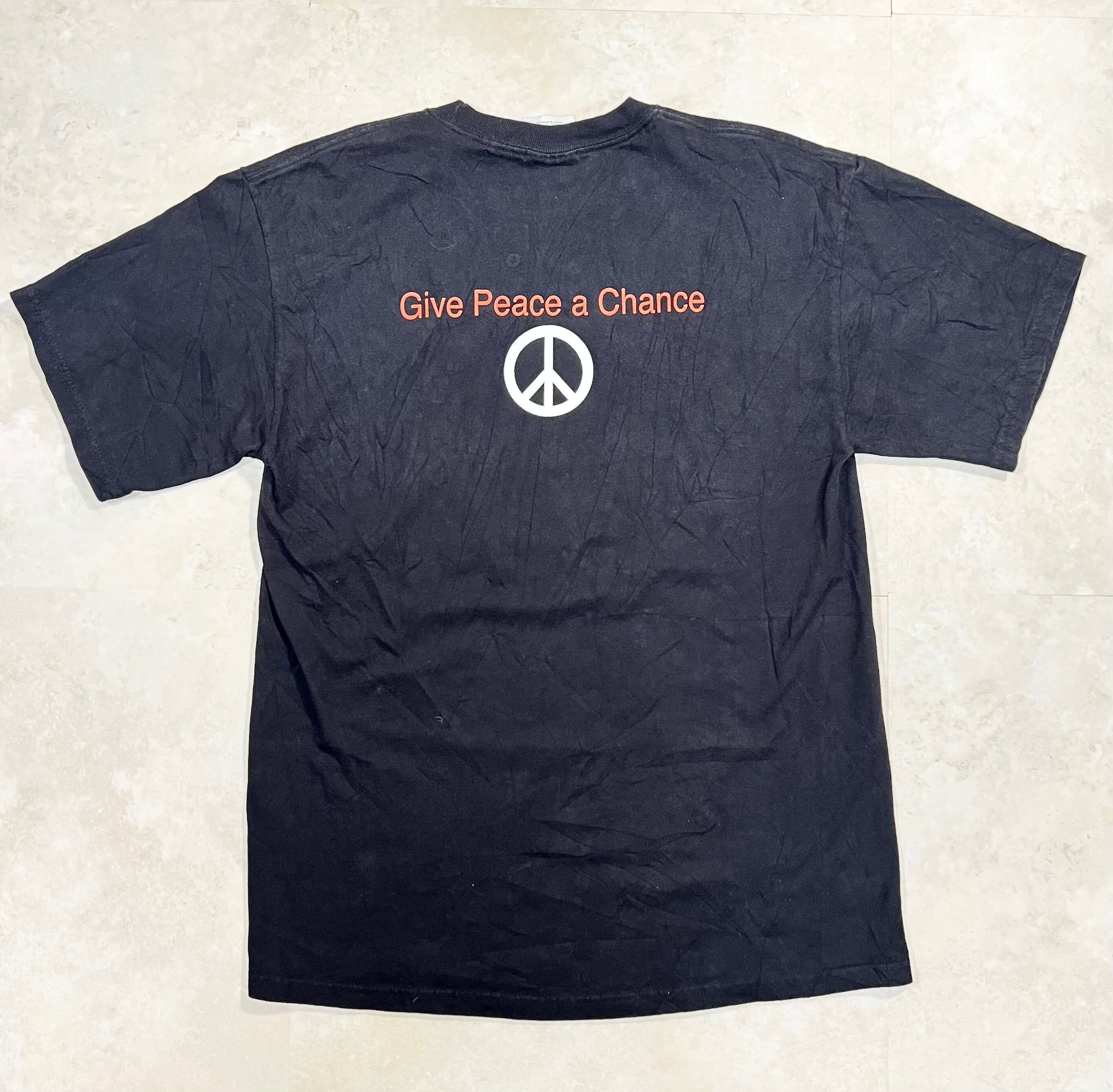 ジョンレノン GIVE PEACE A CHANCE 80s vintage