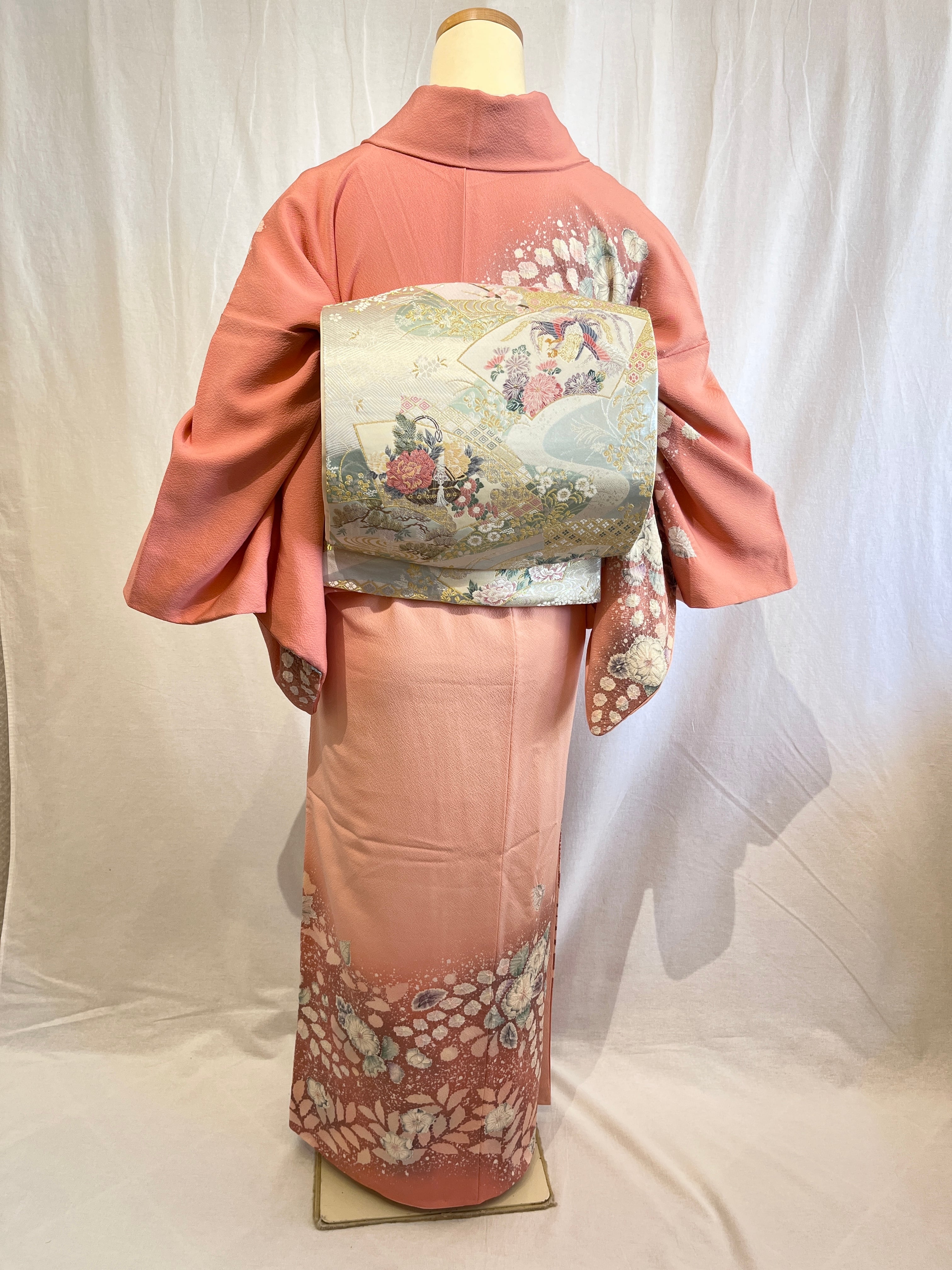 2242 辻が花 訪問着 袷単品 Houmongi (lined kimono) | リサイクル着物