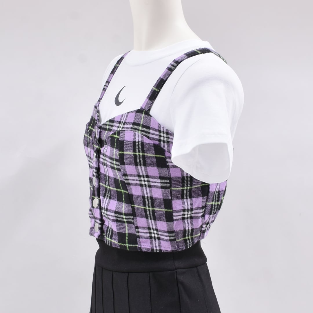 50%OFF】ビスチェ(PURPLE×GREEN) | VOLCAN&APHRODITE