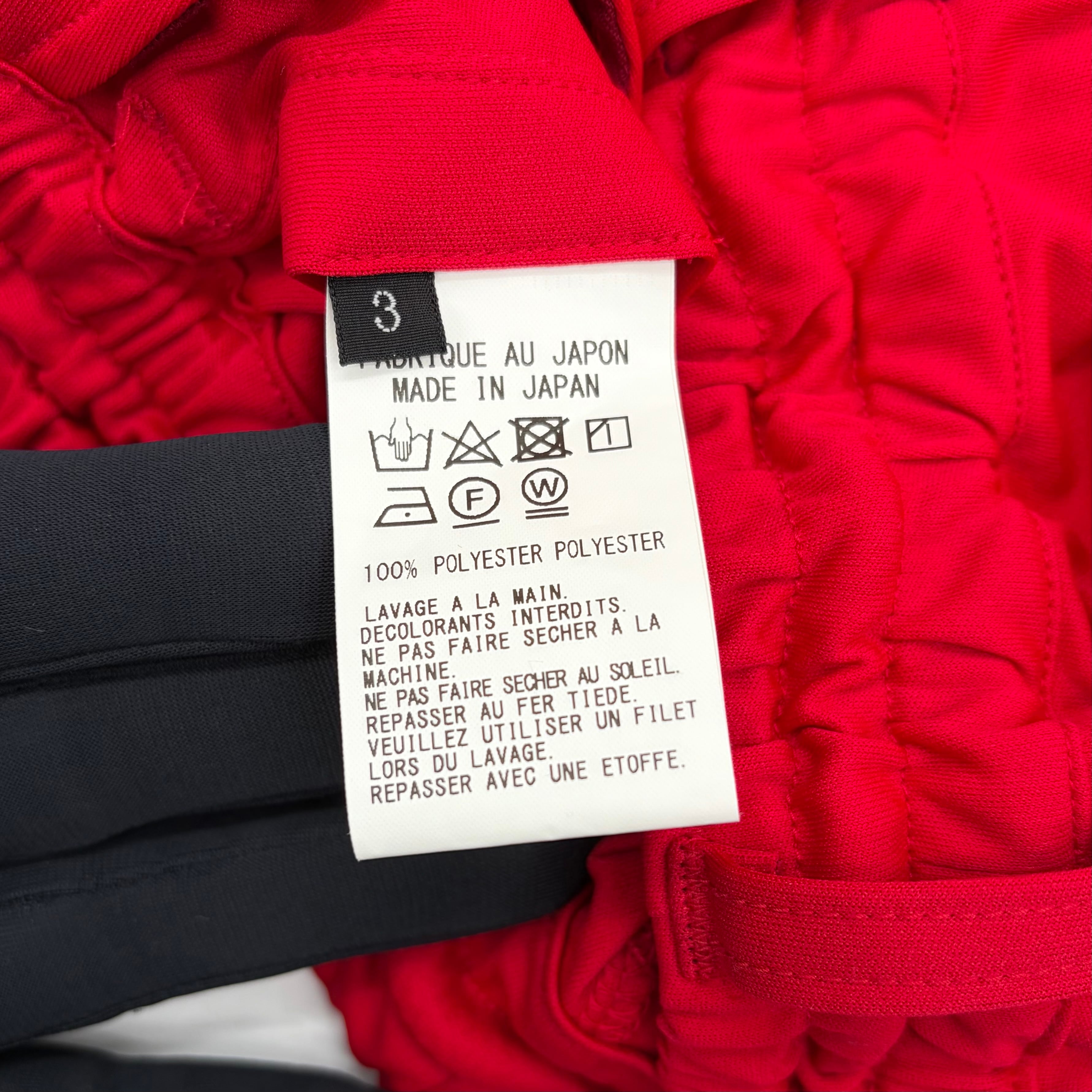 S'YTE サルエル ワイド ショートパンツ レッド サイト ヨウジヤマモト