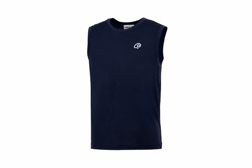 ACTIVE WOOL 100% TANK  NAVY（UNISEX）