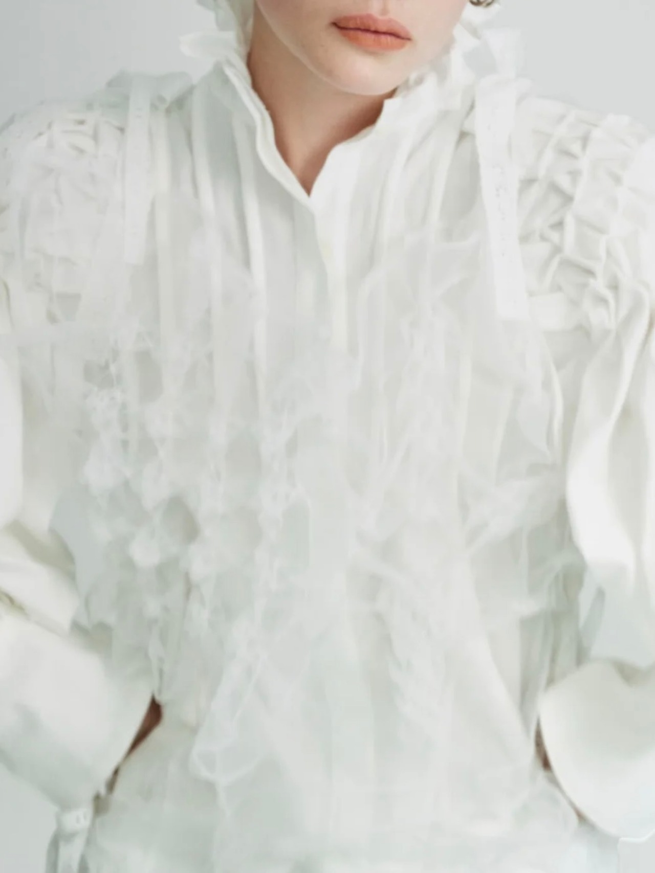 【25AW】Create Clair クリエイトクレイル / Crepe bustier / ビスチェ - 4