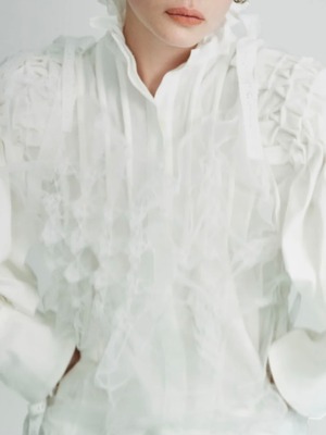 【25AW】Create Clair クリエイトクレイル / Crepe bustier / ビスチェ