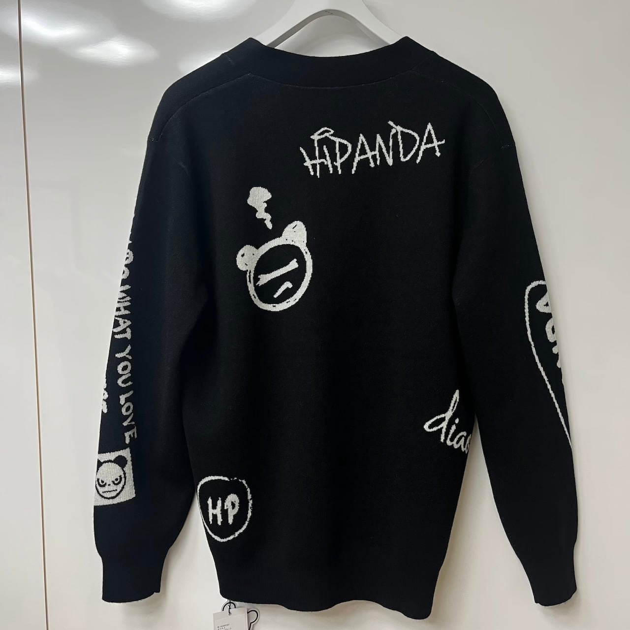 HIPANDA ニット HIPANDA】 TAGGING CREW KNIT | ACQUA&OLIO