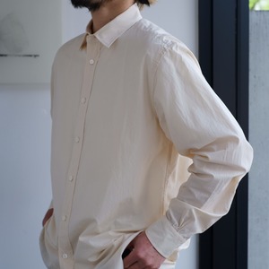 PERSONAL MATTERS / ORGANIC COTTON BROAD SHIRT［ECRU］