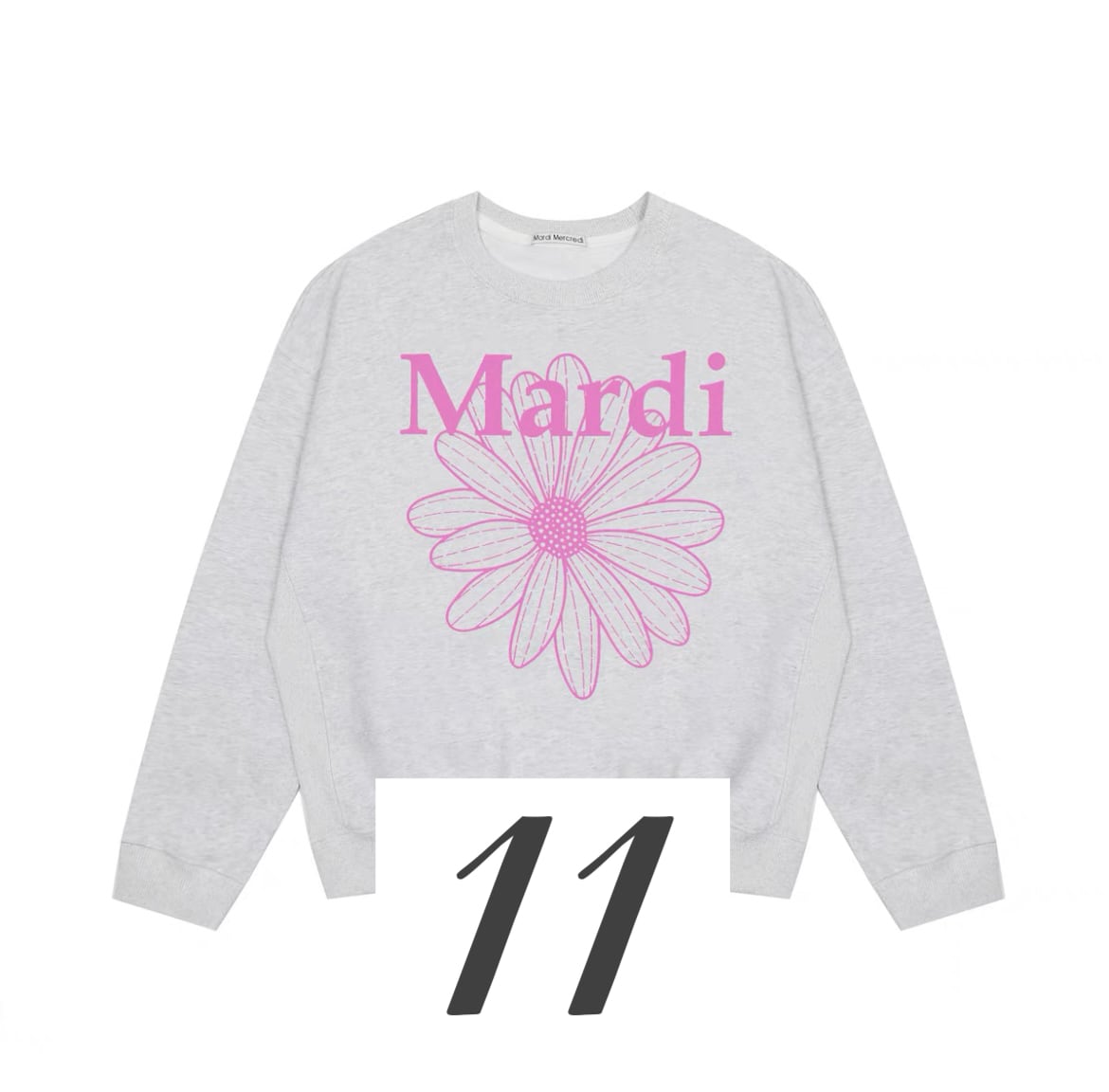 ♡Mardi Mercredi♡SWEATSHIRT FLOWERMARDI