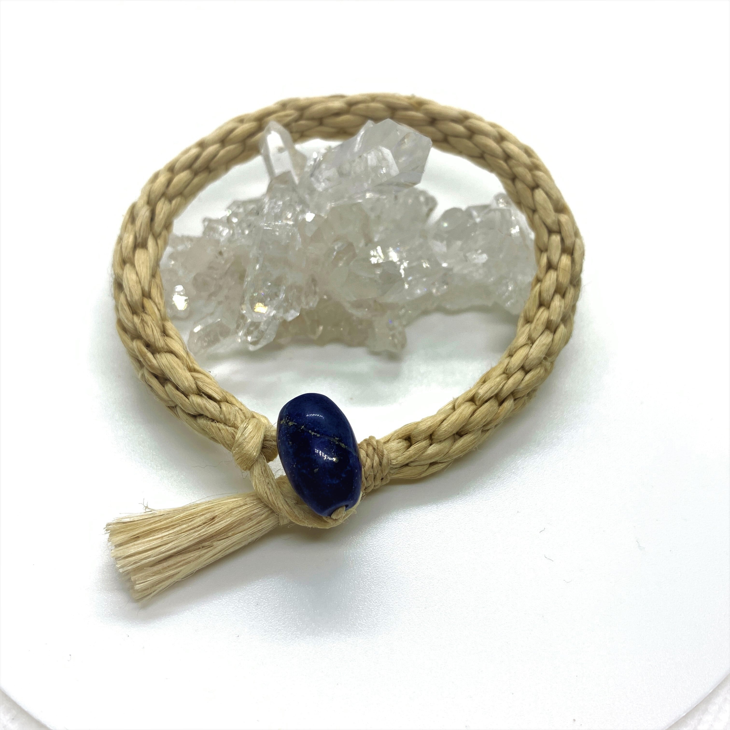 精麻と古代樹たちのブレスレット【杜の守り神】 精麻と古代樹たちのブレスレット杜の守り神