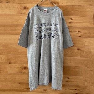 【FRUIT OF THE LOOM】メッセージ Tシャツ 2XL ビッグサイズ US古着 アメリカ古着