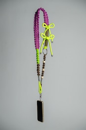 2way thick ribbon strap Lime Green