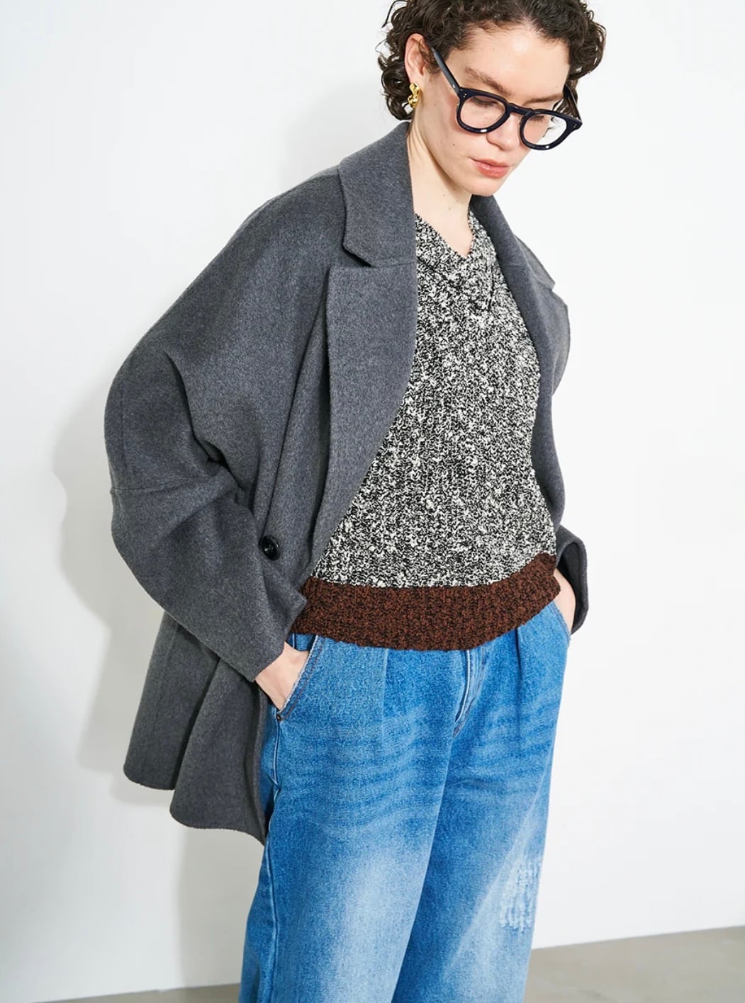 ジャケット・アウター YENN DOUBLE FACE PEA COAT YENN 】 DOUBLE FACE PEA COAT | valance 福井｜レディース セレクト