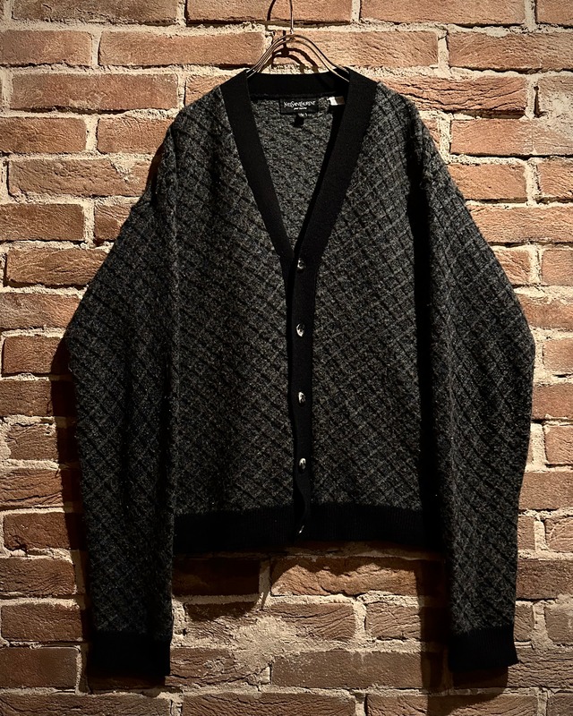 【Caka act3】“Yves Saint Laurent” Vintage Knit Cardigan