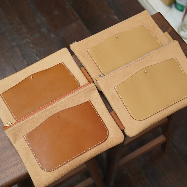 Maison d' Artisan  ポッシュ（poche）　ウルトラスエード　ベージュ