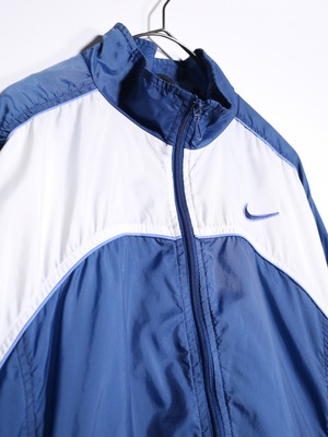 “NIKE” embroidery logo design switching nylon jacket