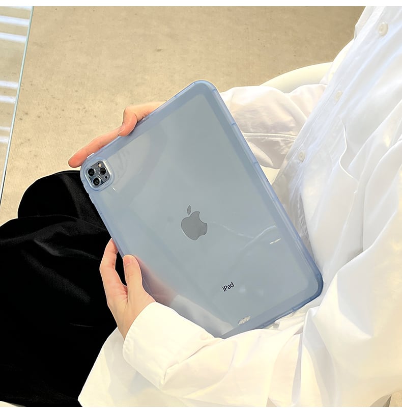 6色から選べる◎透明 iPad クリアケース 耐衝撃 タブレット アイパッド ...