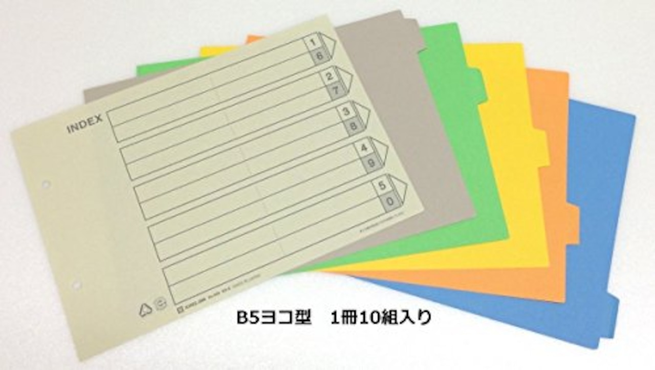 キングジム カラ-インデックス B5E 906