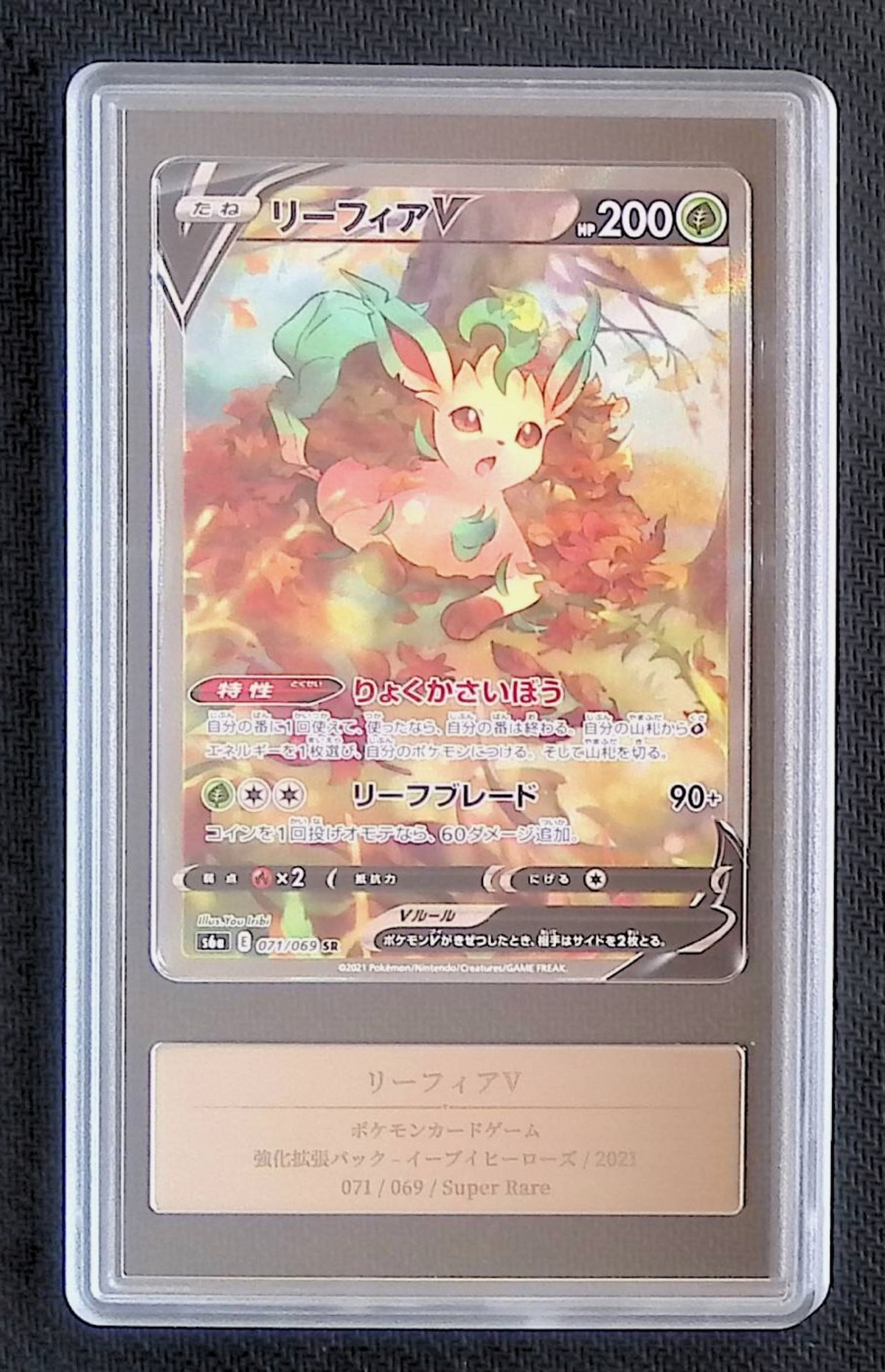 GEMIX10 リーフィアV SR SA S6a 071/069 | ポケカん！は旧裏やオリパ 