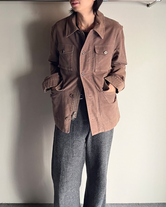 【MARC JACOBS】moleskin 4-pocket safari jacket