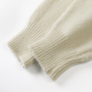 fair isle zip-up cardigan　J00436