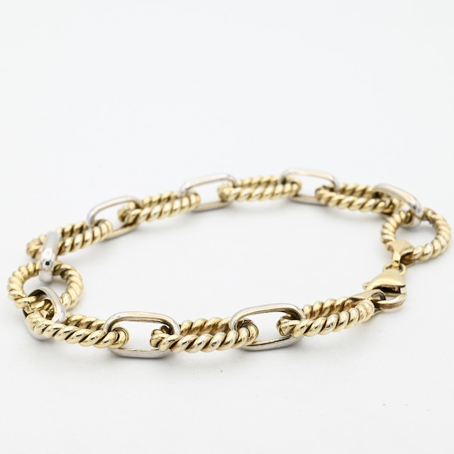 14K Gold Coating Link Bracelet / Turkey