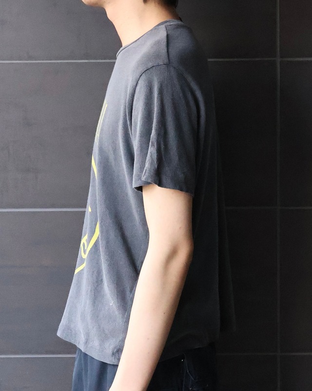 short length fade T shirt
