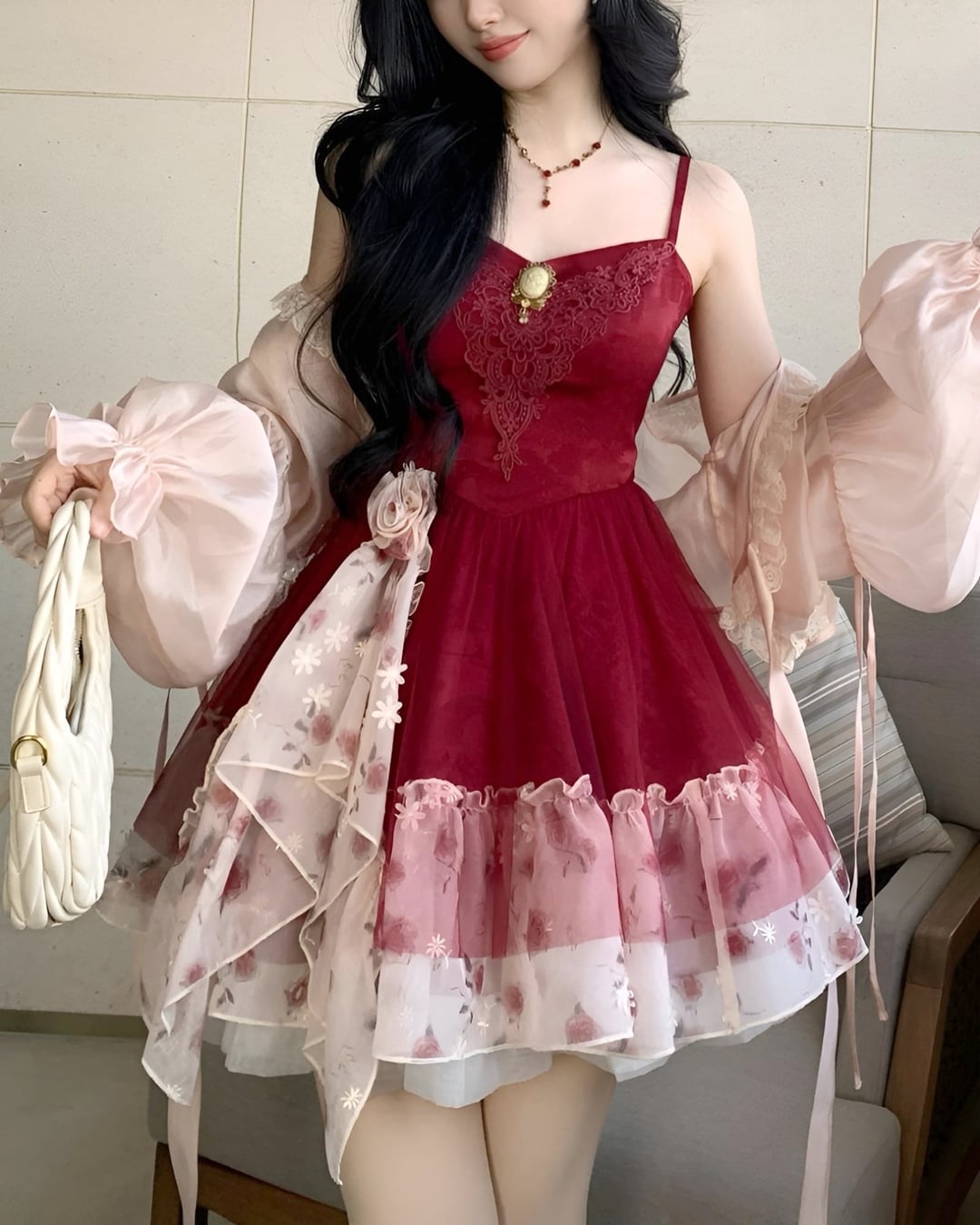 フラワーチュールゴシックワンピース(2 colors) 2503046