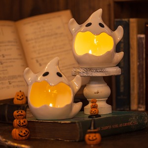 【GOODS】7種類展開ハロウィン幽霊模様のキャンドルスタンド