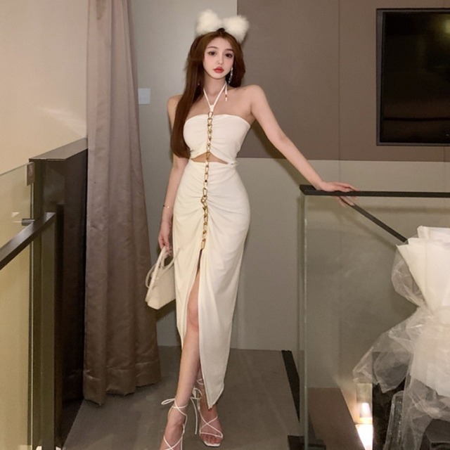 ホルタードレス サマースタイルスカート レディース 夏物 ピュア ハンチェンe35179211426