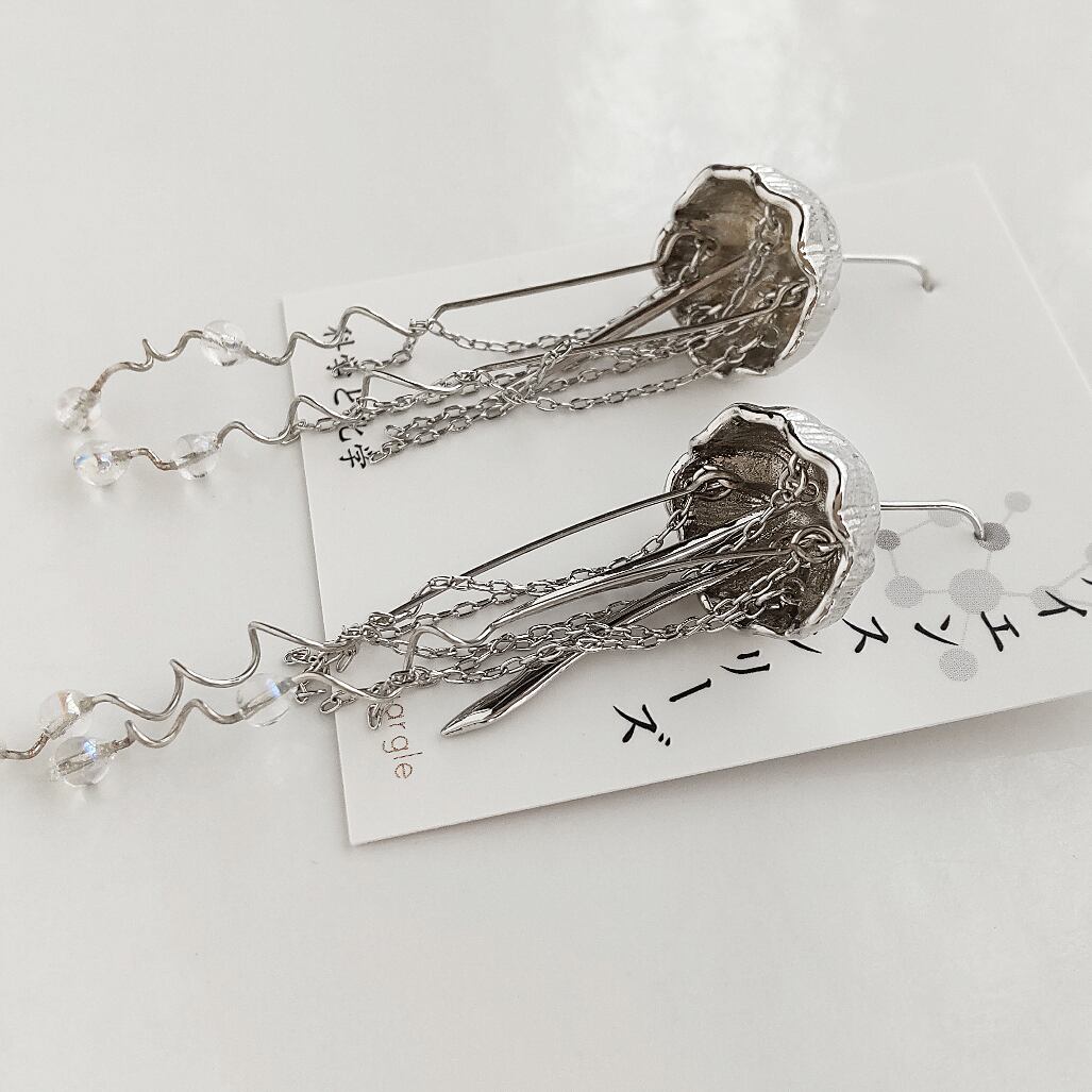 gargle ジェリーフィッシュ ピアス くらげ シルバー ガーグル