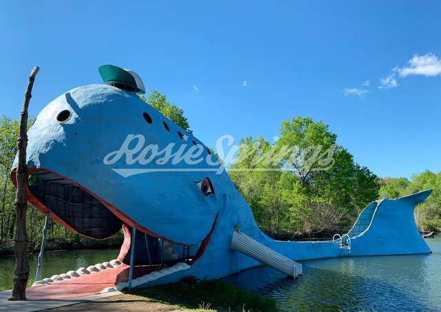 【ルート66フォトポスター】#009 カトゥーサの青いクジラ（オクラホマ州カトゥーサ）