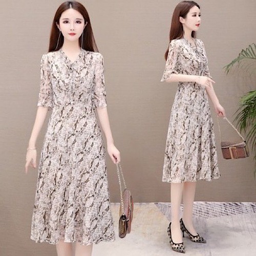 パーティードレス ワンピース ドレス パーティー ロング丈 体型カバー 大きいサイズ 二次会 結婚式 お呼ばれ 春夏 ドレス レース フォーマルドレス 同窓会 低身長 ワンピース レディース 花柄