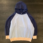 ChahChah CC THREE TONE HOODIE / SAXE