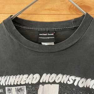 【wall of fame】90s バンドTシャツ プリント  symarip SKINNHEAD MOONSTOMP シングルステッチ くすみカラー us古着