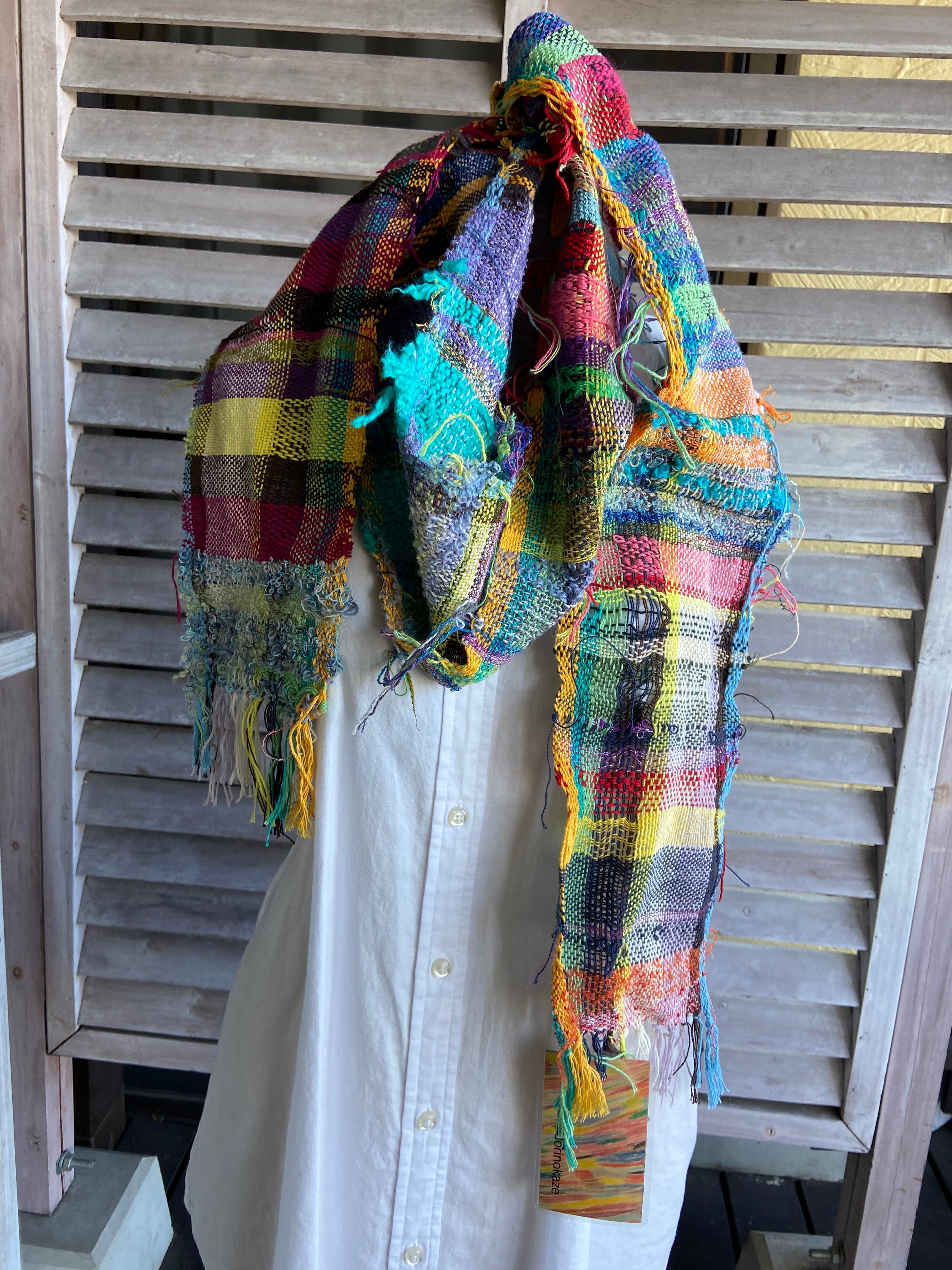 No.11 さをりストール | midorinokaze〜みどりの風〜