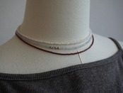 【 PURE 】baby pearl necklace