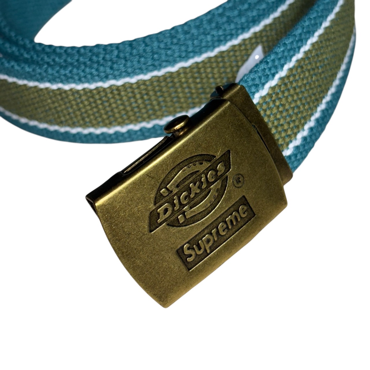 SUPREME × DICKIES stripe webbing belt
