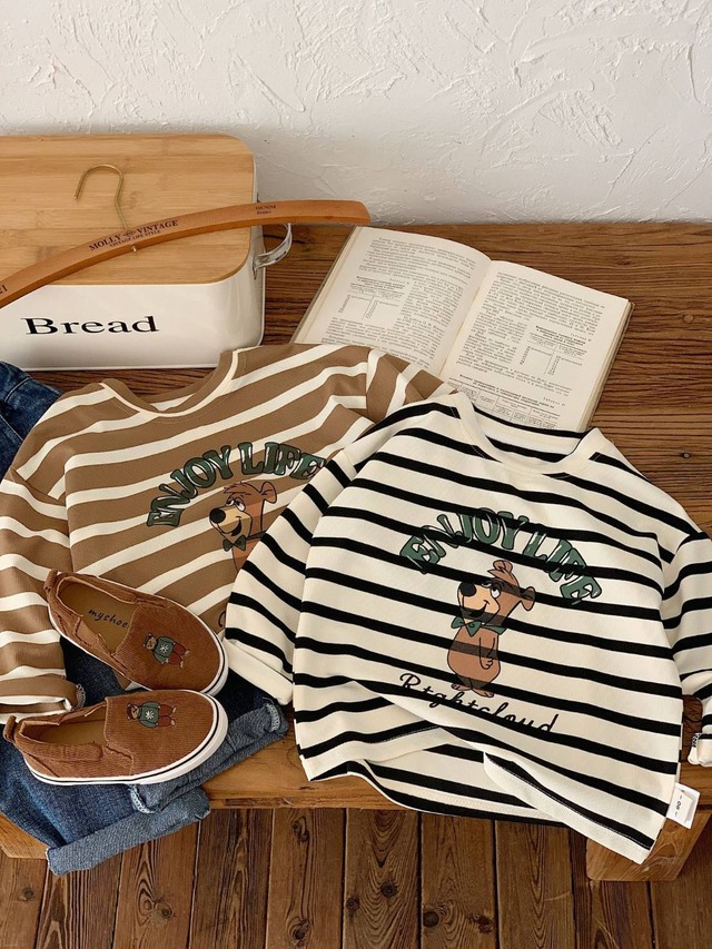 【取寄】90〜140⌇border bear tee