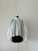 バッファンスリーブブラウス／コットンホワイト　Bouffant sleeve blouse