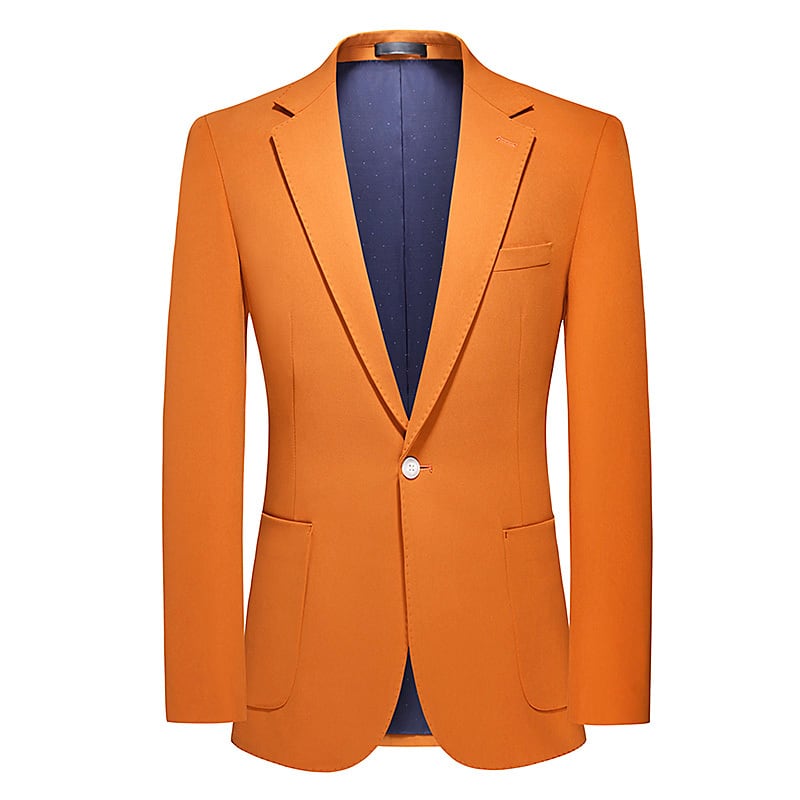 美品　HarrisTweed SENATOR テーラードジャケット　L オレンジ 美品 HarrisTweed SENATOR テーラードジャケット L オレンジ