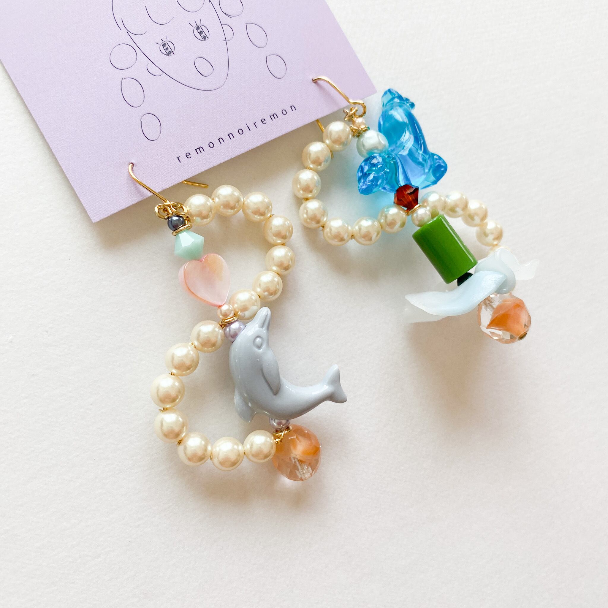 くねくねピアス/イヤリング